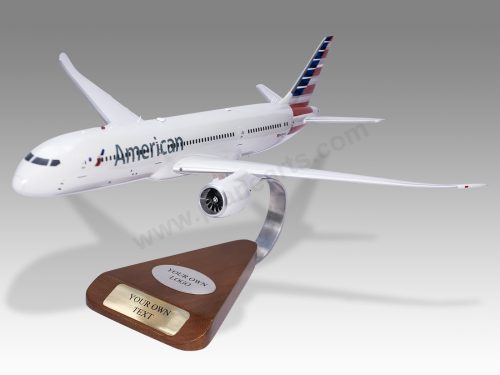 Boeing 787-9 American Airlines Wood Resin Replica Scale Custom Model Aircraft