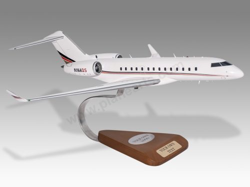 Bombardier Global 6000 Wood Resin Replica Scale Custom Model Aircraft