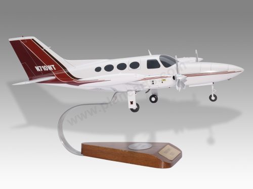Cessna 402B Wood Resin Replica Scale Custom Model Aircraft