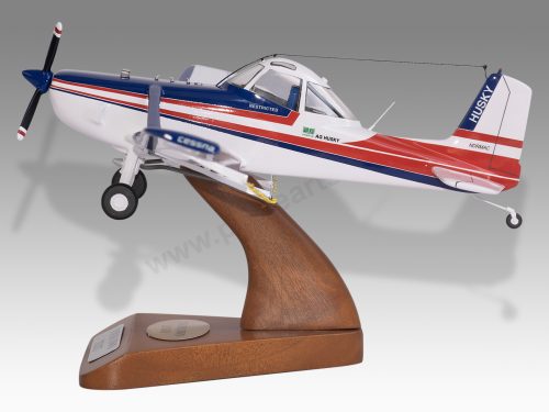 Cessna Ag Husky T188 Wood Resin Replica Scale Custom Model Aircraft