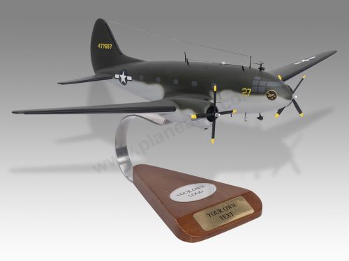 Curtiss C-46 USAF Wood Replica Scale Custom Model Aircraft