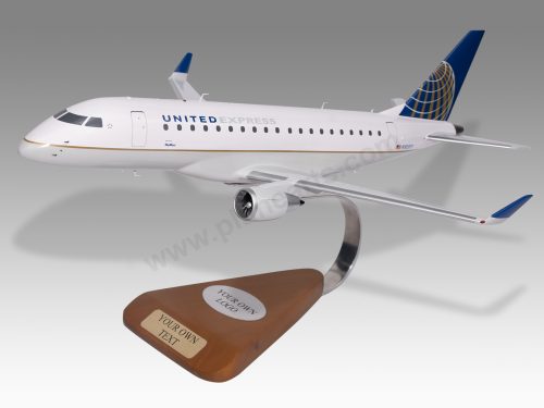 Embraer ERJ-170-200 LR United Express Wood Replica Scale Custom Model Aircraft