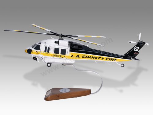 Sikorsky S70 S-70i S-70l Firehawk LA County Helicopter Replica Model