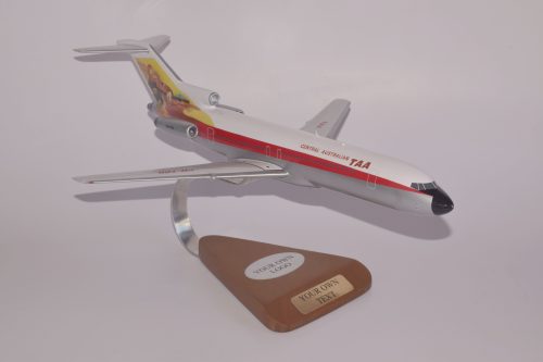 Boeing 727 TAA Central Australian Wood Replica Scale Custom Model Aircraft