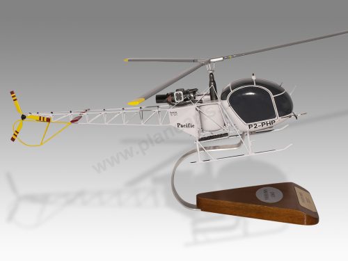 Aerospatiale SA-315 Lama Pacific Wood Handcrafted Replica Display Model