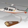 Agusta 109 North Memorial Air Care Wood Handcrafted Replica Display Model