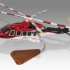 AgustaWestland AW189 Era Wood Handcrafted Replica Display Model