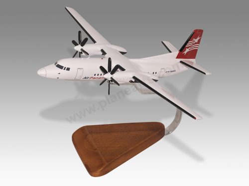 Fokker 50 Air Panama Wood Handcrafted Replica Display Model