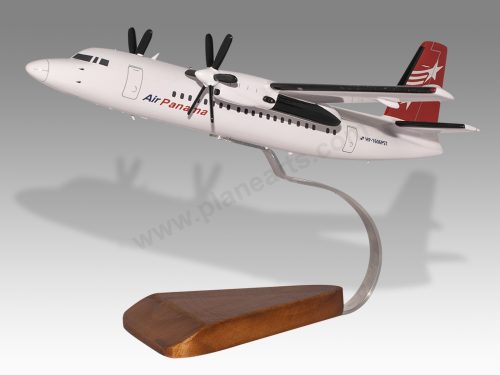 Fokker 50 Air Panama Wood Handcrafted Replica Display Model