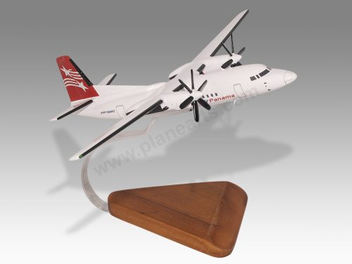 Fokker 50 Air Panama Wood Handcrafted Replica Display Model