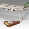 Airbus A320 Alitalia Wood Handcrafted Replica Display Model