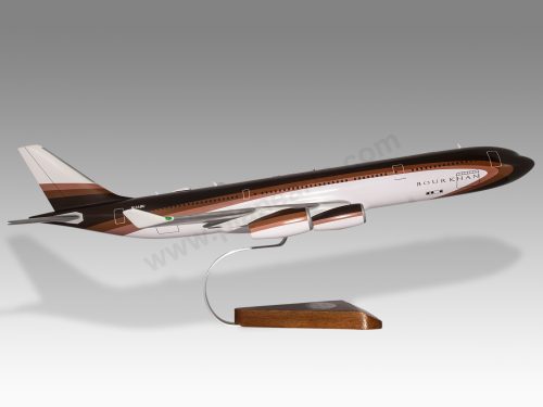 Airbus A340-300 Bourkhan Wood Handcrafted Replica Display Model