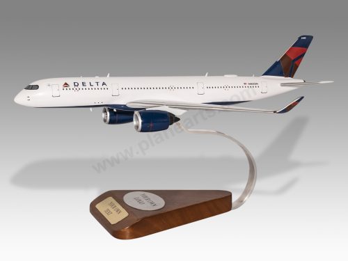 Airbus A350 Delta Wood Replica Scale Custom Model Aircraft