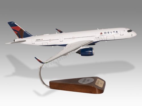 Airbus A350 Delta Wood Replica Scale Custom Model Aircraft