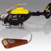 Airbus H135 EC135 Northern Ireland UK Police Wood Handcrafted Replica Display Model