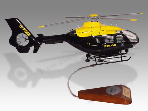 Airbus H135 EC135 Northern Ireland UK Police Wood Handcrafted Replica Display Model