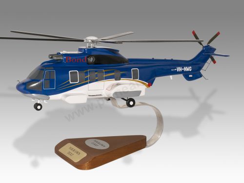 Airbus H225 Bond Wood Handcrafted Replica Display Model