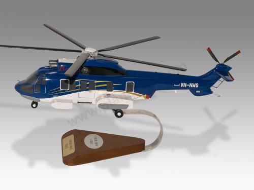 Airbus H225 Bond Wood Handcrafted Replica Display Model