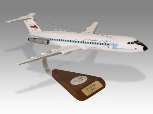 BAC 1-11 Oman Air Force Wood Handcrafted Replica Display Model