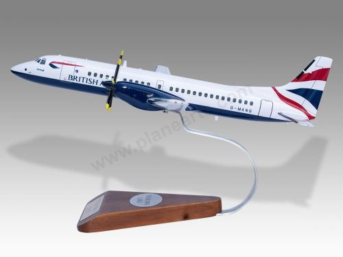 BAe ATP British Airways Wood Handcrafted Replica Display Model