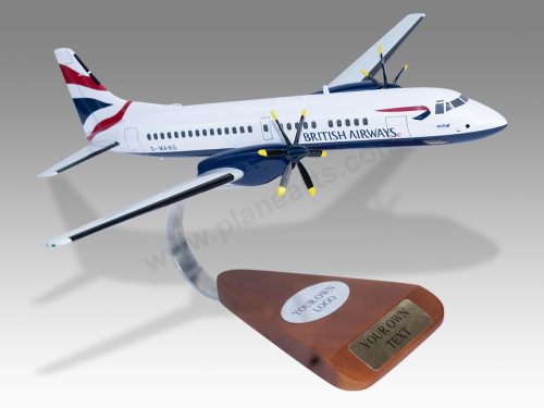 BAe ATP British Airways Wood Handcrafted Replica Display Model