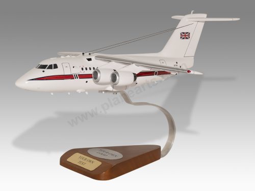 BAe 146 Royal Air Force Wood Handcrafted Replica Display Model