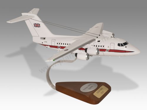 BAe 146 Royal Air Force Wood Handcrafted Replica Display Model