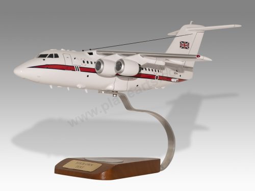 BAe 146 Royal Air Force Wood Handcrafted Replica Display Model