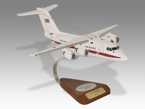 BAe 146 Royal Air Force Wood Handcrafted Replica Display Model