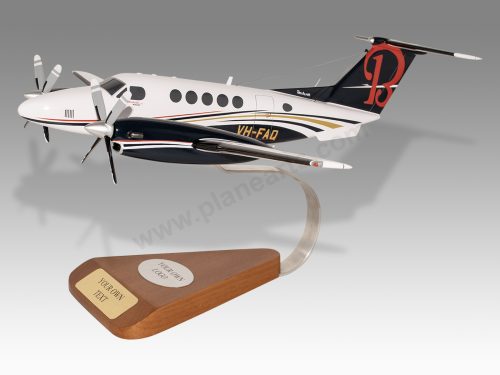 Beechcraft B200 Super King Air Wood Replica Scale Custom Model