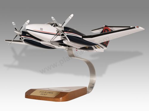 Beechcraft B200 Super King Air Wood Replica Scale Custom Model