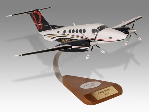 Beechcraft B200 Super King Air Wood Replica Scale Custom Model