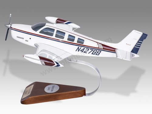 Beechcraft Bonanza A36 Wood Handcrafted Replica Display Model