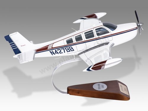 Beechcraft Bonanza A36 Wood Handcrafted Replica Display Model