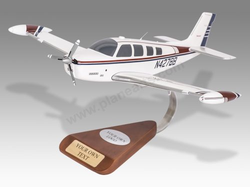 Beechcraft Bonanza A36 Wood Handcrafted Replica Display Model