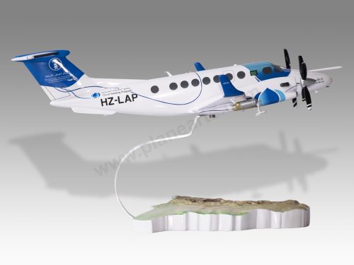 Beechcraft King Air 360 Wood Handcrafted Replica Display Model