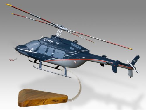 Bell 407 ZS-HOP Replica Scale Custom Helicopter Model