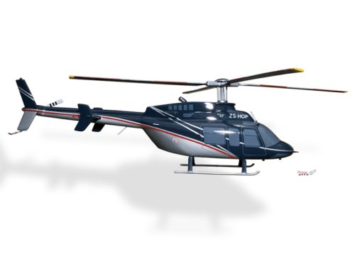 Bell 407 ZS-HOP Replica Scale Custom Helicopter Model