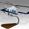 Bell 412 Carilion Life-Guard Wood Handcrafted Replica Display Model