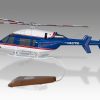 Bell 427 Chevron Wood Handcrafted Replica Display Model