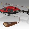 Bell 429 Global Ranger Wood Handcrafted Replica Display Model