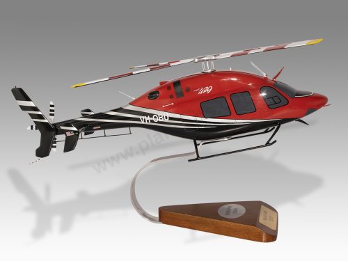 Bell 429 Global Ranger Wood Handcrafted Replica Display Model