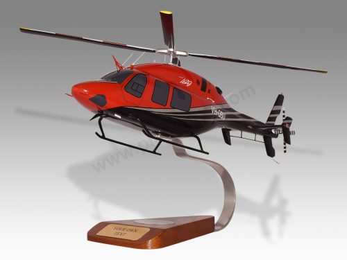 Bell 429 Global Ranger Wood Handcrafted Replica Display Model