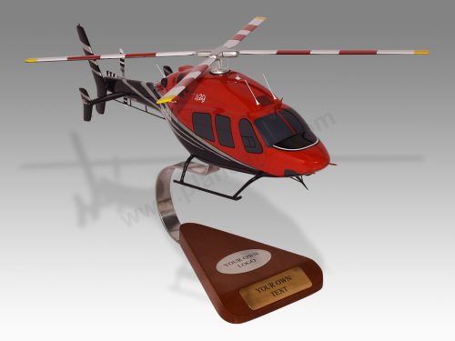 Bell 429 Global Ranger Wood Handcrafted Replica Display Model