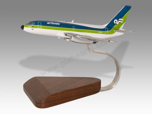 Boeing 737-200 Air Florida Wood Handcrafted Replica Display Model