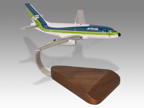 Boeing 737-200 Air Florida Wood Handcrafted Replica Display Model