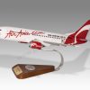 Boeing 737-300 Air Asia Wood Handcrafted Replica Display Model