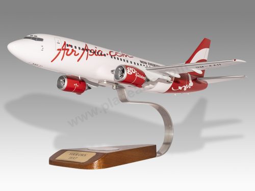 Boeing 737-300 Air Asia Wood Handcrafted Replica Display Model