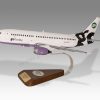 Boeing 737-300 Go Airlines Wood Handcrafted Replica Display Model