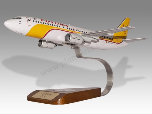 Boeing 737-400 Futura Wood Handcrafted Replica Display Model